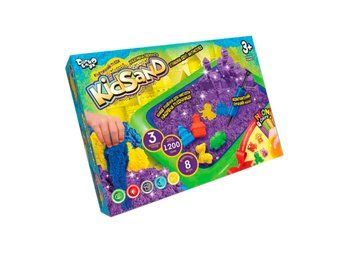 Кінетичний пісок KidSand 1200 грам та пісочниця, Danko Toys BK-7599 фото