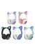 Дитячі бездротові навушники Bluetooth з LED котячими вушками BK-6149 фото 4