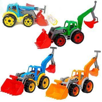 Трактор з двома ковшами 3671 (9) "Technok Toys" в сітці BK-4885 фото