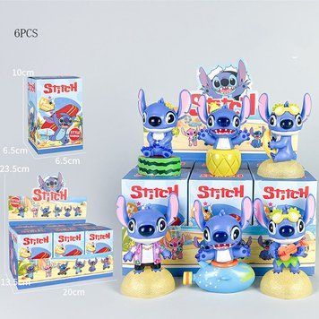 Фігурки Stitch у боксі (6 шт.) &mdash; колекційний набір героїв 009-1 BK-7456 фото