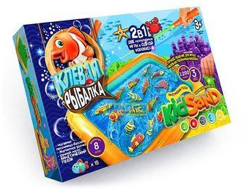 Кінетичний пісок Danko Toys Kidsand Кльова рибалка 1.2 кг KRKS-01-01 BK-5871 фото