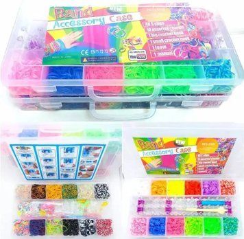 Набір для плетіння з резинок Fashion loom bands set 12000 резино BK-6164 фото