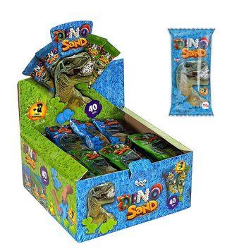 Кінетичний пісок "Dino Sand" 150 г DS-01-01,02 (40) "Danko Toys" BK-5036 фото