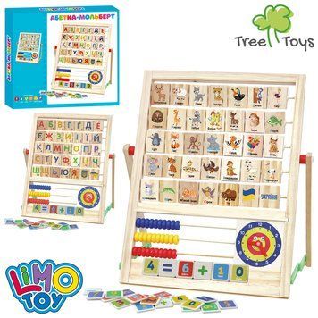 Дерев&rsquo;яна іграшка-мольберт MD 0890 (Tree Toys) BK-7172 фото