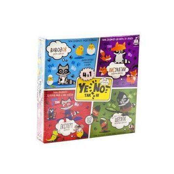 гр Карткова гра 4 В 1 "Yenot ДаНеткі" YEN-02-01U УКР. (10) "Danko Toys" BK-5054 фото