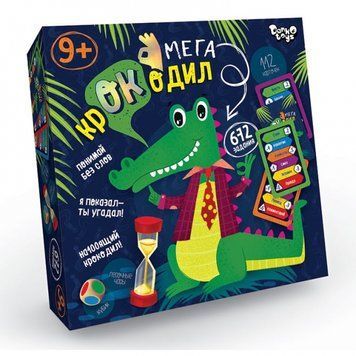 Мега Крокодил - настільна гра (рус). Danko Toys (CROC-03-01) BK-6097 фото