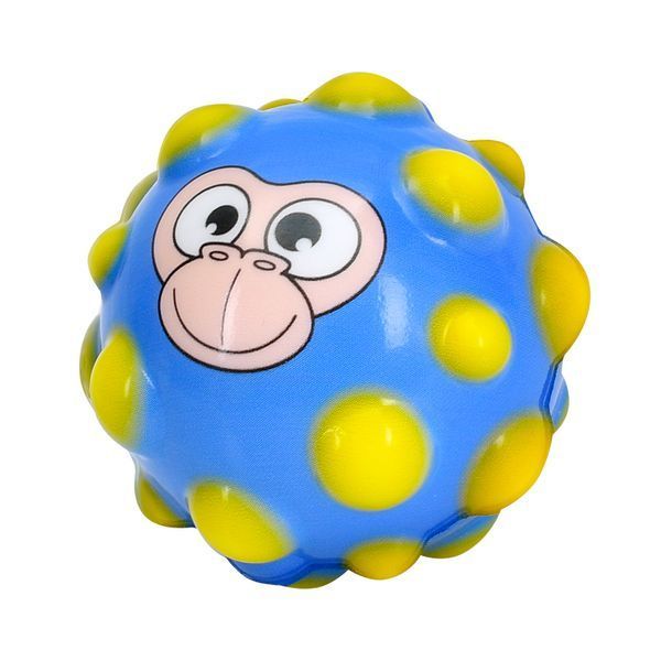 Антигравітаційний м&rsquo;яч Gravity Ball з мордочками тварин, 6 см, MS 4309 BK-7119 фото