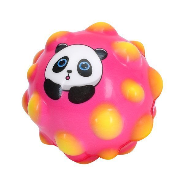 Антигравітаційний м&rsquo;яч Gravity Ball з мордочками тварин, 6 см, MS 4309 BK-7119 фото