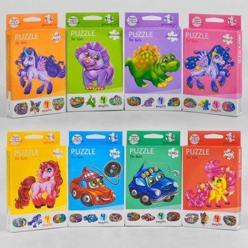Розвиваючі пазли для малюків "Puzzle For Kids" PFK-05,06,07,08,09...12 (32) "Danko Toys", ОПИС РОС.МОВОЮ BK-5428 фото