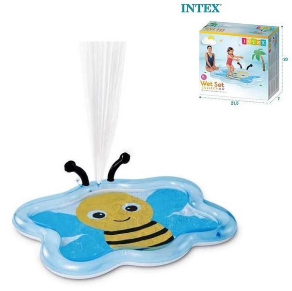 Дитячий надувний басейн "Бджілка" Intex 58434 (з розпилювачем, 28*102*127 см., 59 арк., від 2-х років) BK-7717 фото