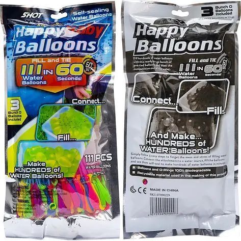 Набір кульок 111 шт. за 60 секунд "Bunch o water balloons" SK24-2 BK-6260 фото