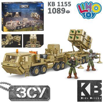 Конструктор KB 1155 &ndash; Військова техніка ЗСУ (Limo Toy / Kids Bricks) BK-7520 фото