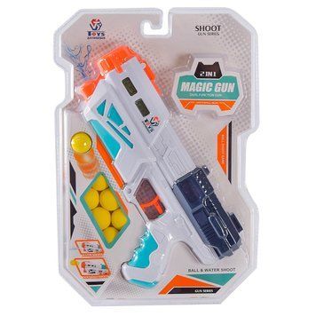 Іграшковий пістолет-бластер &ldquo;Magic Gun&rdquo; з м&rsquo;якими кулями арт. 648-27 BK-7127 фото