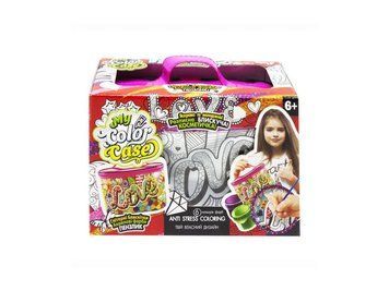 Набір креативної творчості My Color Case косметичка-розмальовка, Danko Toys COC-01-04U BK-7185 фото