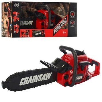 Ігрова "Бензопила" рухомі деталі, муз. ефект, на бат-ках, 39 см від Limo Toy T1461 BK-6419 фото