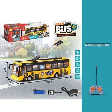 Радіокерована іграшка Тролейбус CITY BUS (в коробці) (60) BK-5863 фото
