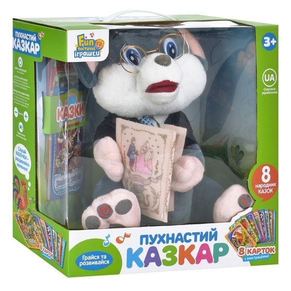 Інтерактивне мишеня LUMO TOY FT0033 &ndash; іграшка з українськими казками, музикою та рухами BK-7237 фото
