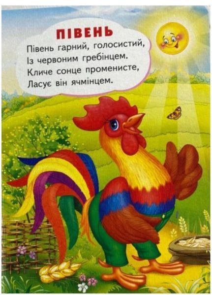 Книга-картонка &laquo;На селі&raquo; &ndash; дитяча книжка українською, видавництво Пегас 9789664669952 BK-7292 фото