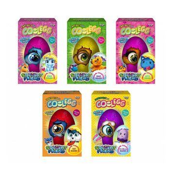 Креативна творчість "Cool Egg" CE-02-01,02,03,04,05 яйце мале (5) "Danko Toys" BK-5096 фото