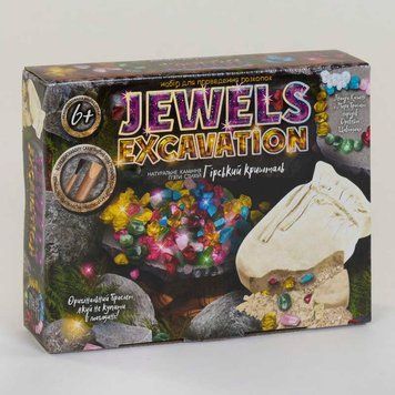 Набір для проведення розкопок "Jewels Excavation" JEX-01-02 УКР. (6) "Danko toys" BK-5299 фото
