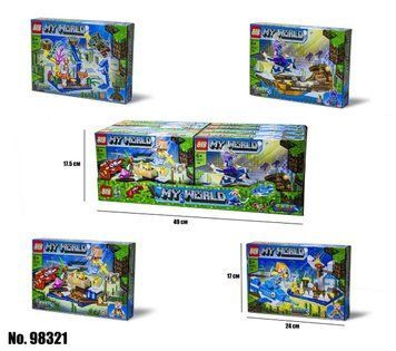 Конструктори MINECRAFT 98321 BK-6386 фото