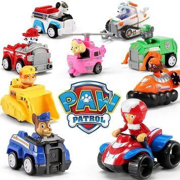 Набір героїв Щенячий патруль HC Toys Відважні цуценята, 7 героїв, транспорт, інерція SK35-2 BK-6361 фото