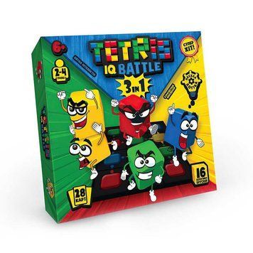 Настільна розважальна гра "Tetris IQ battle 3in1" G-TIB-02U УКР. (10) "Danko Toys" BK-5423 фото