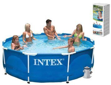 Басейн каркасний Intex 28202 NP (1) фільтр-насос /мережа 220-240 В/ 530гал/год, /6 + років /56999/ 305*76 см BK-6275 фото