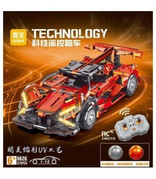 Конструктор Red Lamborghini Technology Leibao 8626 (375 дет., на радіокеруванні механічний) BK-6566 фото
