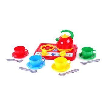 Кухня "Галинка 3" 1585 (16) "Technok Toys", плита, чайний набір на 4 персони, чайник, в пакеті BK-5131 фото