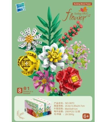 Конструктори "Zuanma Flowers" Building Block 087 (декоративні квіти) BK-6569 фото