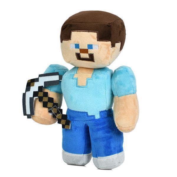 М'яка іграшка мікс піксельних персонажів Minecraft YG0286 (від 21см до 48см) BK-7940 фото