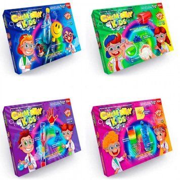 Безпечний освітній набір "CHEMISTRY KIDS" CHK-02-01U,02U,03 для проведення дослідів в ассортименті (Danko toys) BK-5958 фото