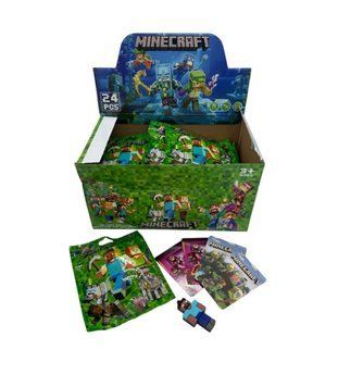 Колекційні фігурки Minecraft у сюрприз-пакетику 99510 BK-7199 фото