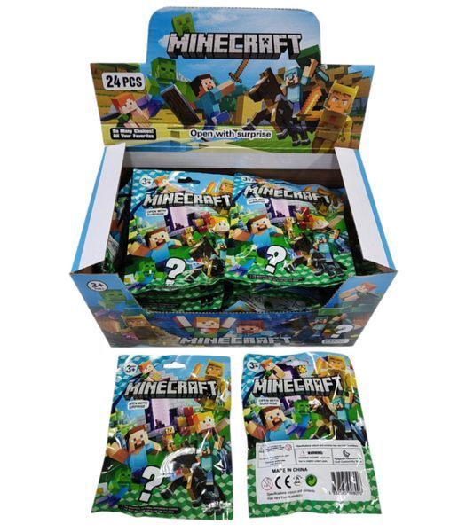 Колекційні фігурки Minecraft у сюрприз-пакетику 99510 BK-7199 фото