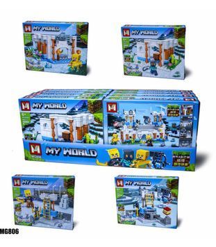 Конструктори Minecraft My World Крижаний замок (180+дет, МайнКрафт) BK-6576 фото