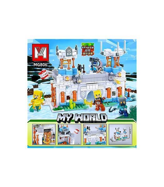 Конструктори Minecraft My World Крижаний замок (180+дет, МайнКрафт) BK-6576 фото