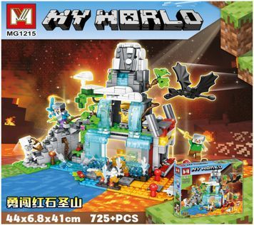 Конструктор Гірська печера MY WORLD (725 дет.) BK-6580 фото