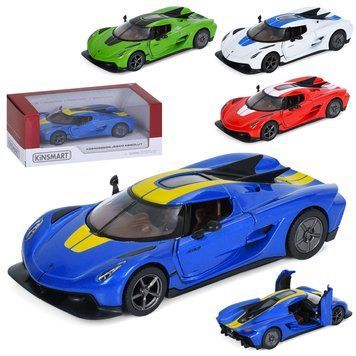 Машина KT5473WF метал, інерція, 1:36, 12,5см, відчиняються двері, гумові колеса, 4 кольори, в кор-ці, 16-7-7,5см BK-7901 фото