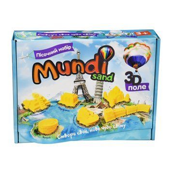 Набір для творчості Strateg Mundi sand українською мовою 10 елементів(39000) BK-6784 фото