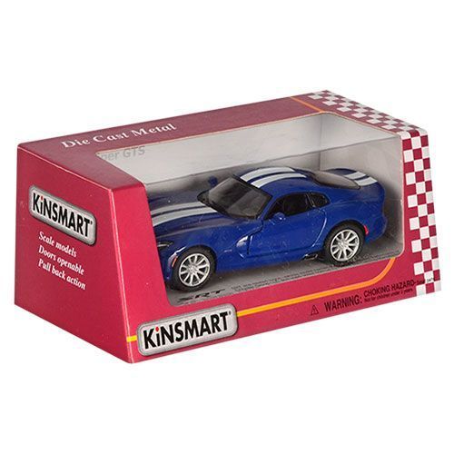Машинка Kinsmart KT 5363 WF Dodge Viper SRT, інерційна, метал, 1:36 BK-7215 фото