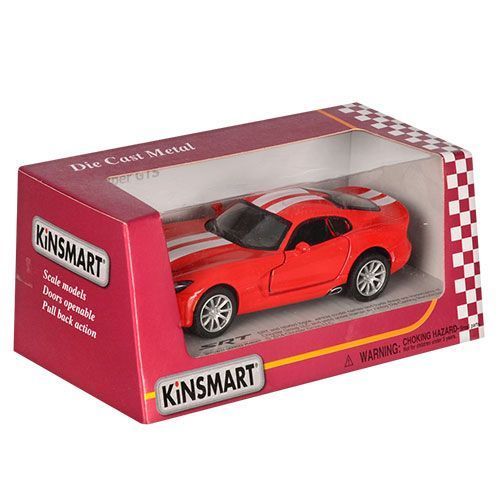 Машинка Kinsmart KT 5363 WF Dodge Viper SRT, інерційна, метал, 1:36 BK-7215 фото