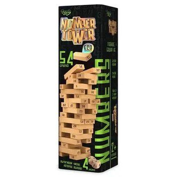 Настільна, розвиваюча гра "NUMBER TOWER" Vega від Danko Toys (рос.) (NT-01) BK-6516 фото