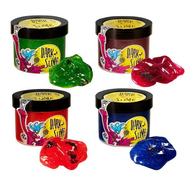 Слайм Strateg Dark slime з декором українською мовою (71829) BK-6084 фото