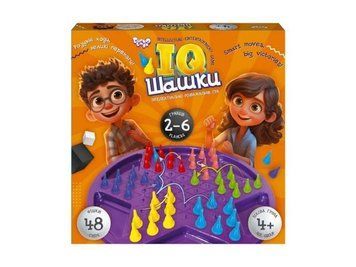 Настільна, розвиваюча гра "IQ Шашки" від Danko Toys IQCh-01 BK-6523 фото