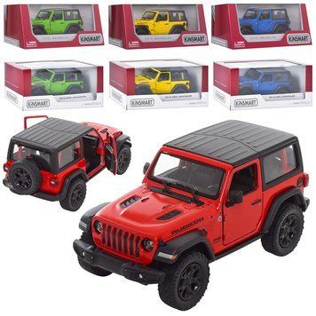 Машинка Kinsmart KT 5412 WB Jeep Wrangler Rubicon, інерційна, метал, 1:34 BK-7217 фото