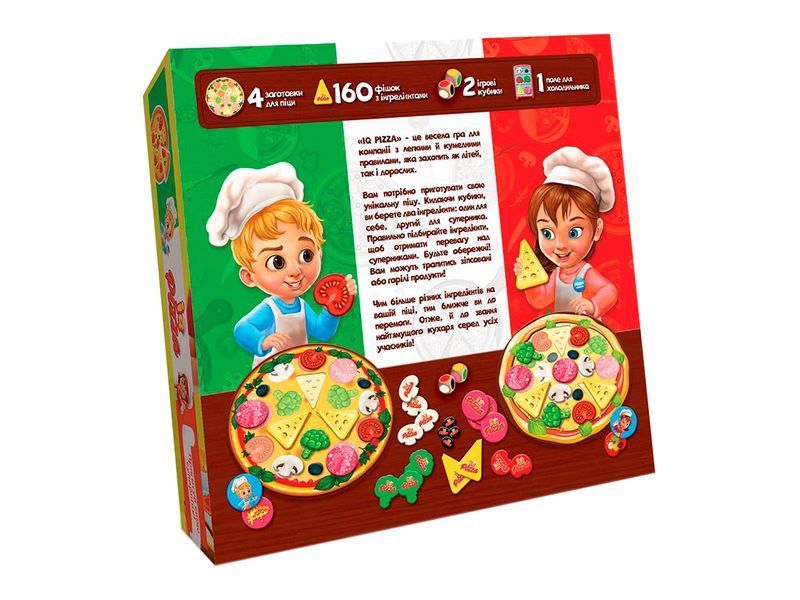 Настільна гра IQ Pizza, Danko Toys G-IP-01U BK-7554 фото