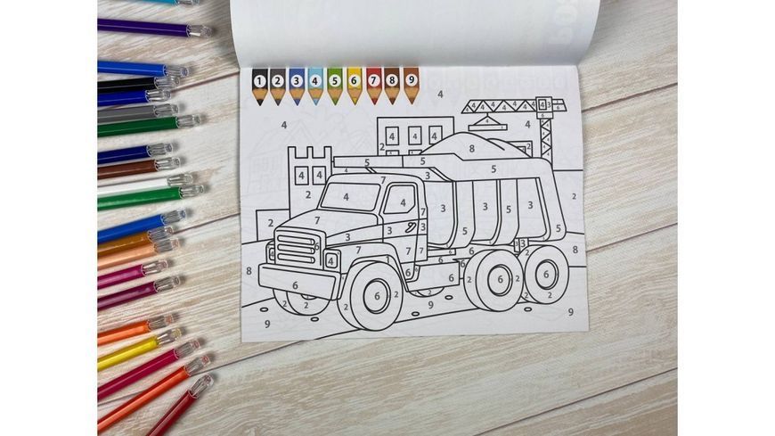 Велика розмальовка з цікавими завданнями. Збірка розмальовок 9789664667071 BK-7370 фото
