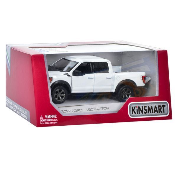 Машинка Kinsmart KT 5436 W Ford F-150 Raptor, інерційна, метал, 1:36 BK-7218 фото