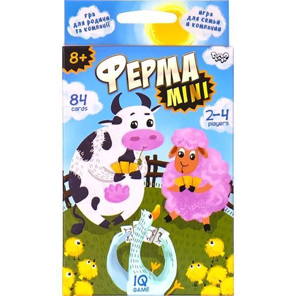Настільна, розважальна гра "Ферма Mini" (укр. мова) G-FM-01 ДТ-МН-14-48 BK-6524 фото